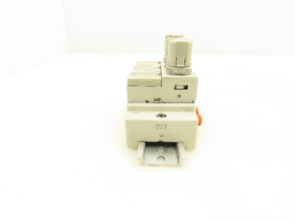 SMC ARM11BB1-358-AZ Compact 3-Station Pneumatic Manifold Regulator DIN Rail