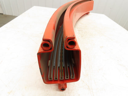 Demag KBK-II-R Overhead Crane 45° Curved Section Monorail 2200lb Power Rail 46"