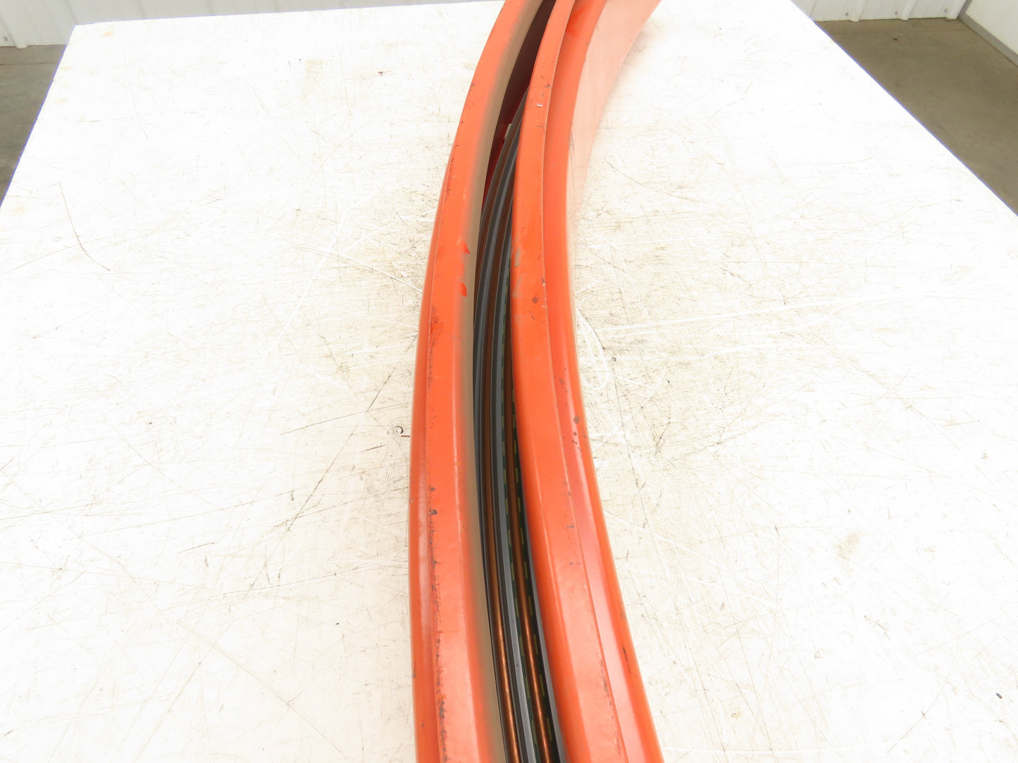 Demag KBK-II-R Overhead Crane 45° Curved Section Monorail 2200lb Power Rail 46"