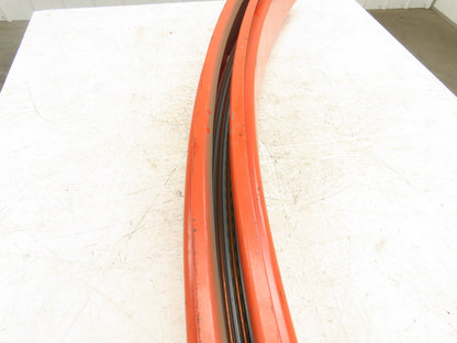 Demag KBK-II-R Overhead Crane 45° Curved Section Monorail 2200lb Power Rail 46"