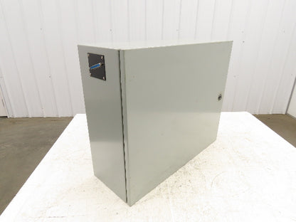Hammond EN4SD20248GY Electrical Enclosure Box 20x24x8" Wall Mount Back Panel