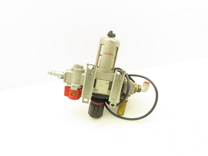 SMC AW30-N03E-Z 3/8" Air Line Filter Regulator Combo Lockout & Solenoid Valve