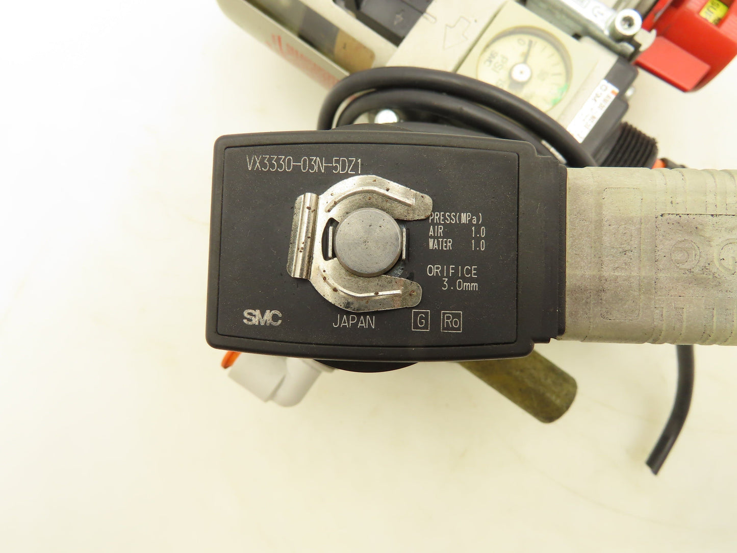SMC AW30-N03E-Z 3/8" Air Line Filter Regulator Combo Lockout & Solenoid Valve