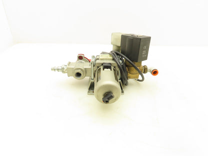 SMC AW30-N03E-Z 3/8" Air Line Filter Regulator Combo Lockout & Solenoid Valve