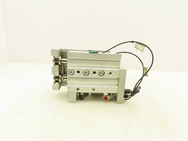 SMC MXS25TN-50B Pneumatic Air Slide Table Dual Rod Guided Cylinder 50mm Stroke