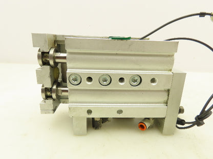 SMC MXS25TN-50B Pneumatic Air Slide Table Dual Rod Guided Cylinder 50mm Stroke