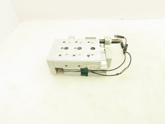 SMC MXS25TN-50B Pneumatic Air Slide Table Dual Rod Guided Cylinder 50mm Stroke
