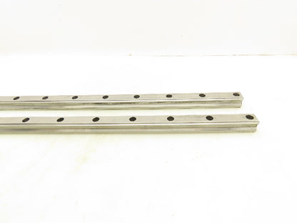 LM Linear Guide Rail  Bearing Slide 23mm(W) 22mm(H) 560mm Length (22") Lot of 2