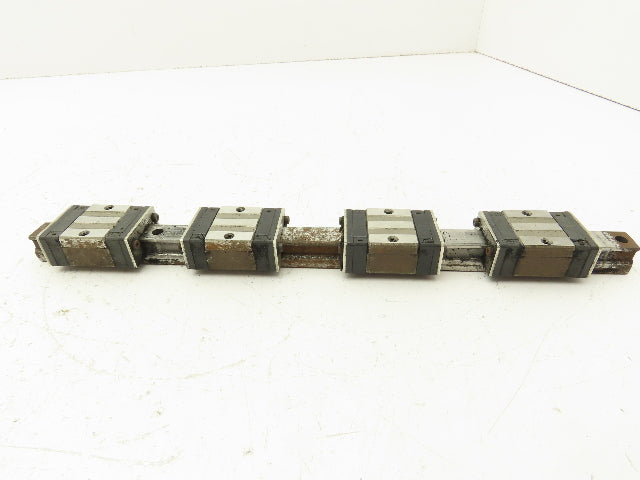 LM Linear Guide Bearing 4-Block Rail 15mm W 315mm Length 24mm Block Ht