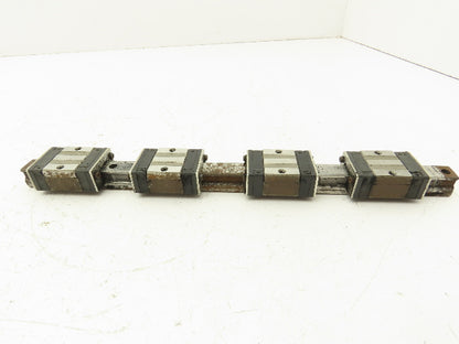 LM Linear Guide Bearing 4-Block Rail 15mm W 315mm Length 24mm Block Ht