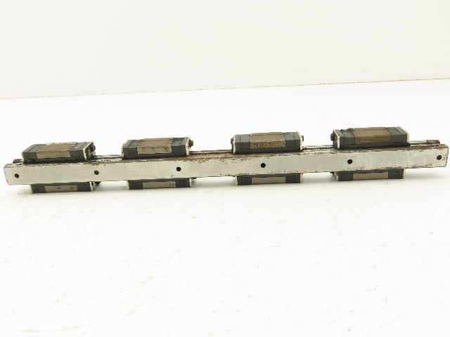 LM Linear Guide Bearing 4-Block Rail 15mm W 315mm Length 24mm Block Ht