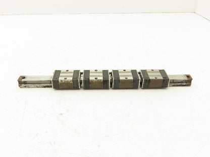 LM Linear Guide Bearing 4-Block Rail 15mm W 315mm Length 24mm Block Ht