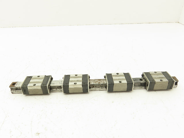 LM Linear Guide Bearing 4-Block Rail 15mm W 315mm Length 24mm Block Ht