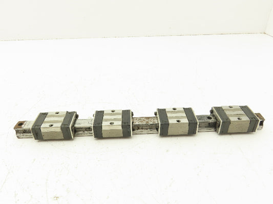 LM Linear Guide Bearing 4-Block Rail 15mm W 315mm Length 24mm Block Ht