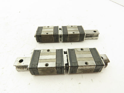 LM Linear Guide Bearing 2-Block Rail 15mm x 140mm Length 24mm Block Ht Lot of 2