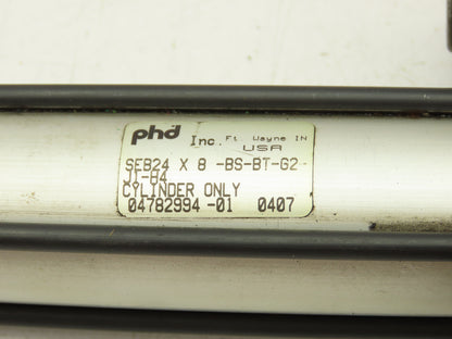 PHD SEB24 X 8-BS-BT-G2-J1 Pneumatic Thruster Slide Guided Cylinder 8" Stroke