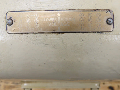 Delco 3N9317C0Z Electric Motor 75HP 405TYZ Frame 230/460V 1180RPM Dual Shaft