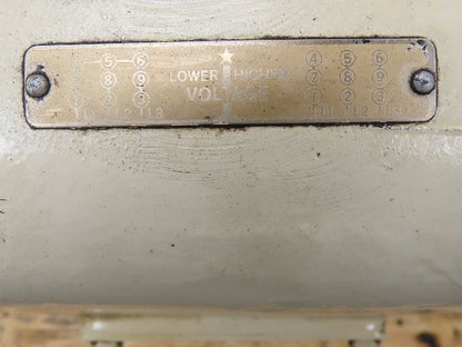 Delco 3N9317C0Z Electric Motor 75HP 405TYZ Frame 230/460V 1180RPM Dual Shaft