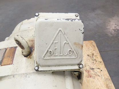 Delco 3N9317C0Z Electric Motor 75HP 405TYZ Frame 230/460V 1180RPM Dual Shaft