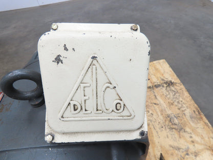 Delco 3N9317C0Z Electric Motor 75HP 405TYZ Frame 230/460V 1180RPM Dual Shaft