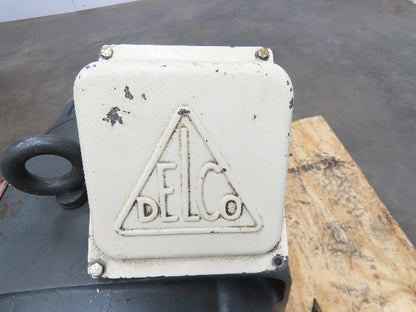 Delco 3N9317C0Z Electric Motor 75HP 405TYZ Frame 230/460V 1180RPM Dual Shaft