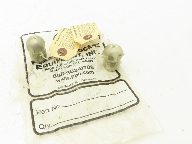 PPE RTFT114 Plastic Injection Molding Nozzle Tip 1/2" Radius  Lot of 2