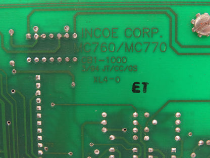 Incoe Microcom 770 MC760 PLC Temperature Controller Injection Molding Hot Runner