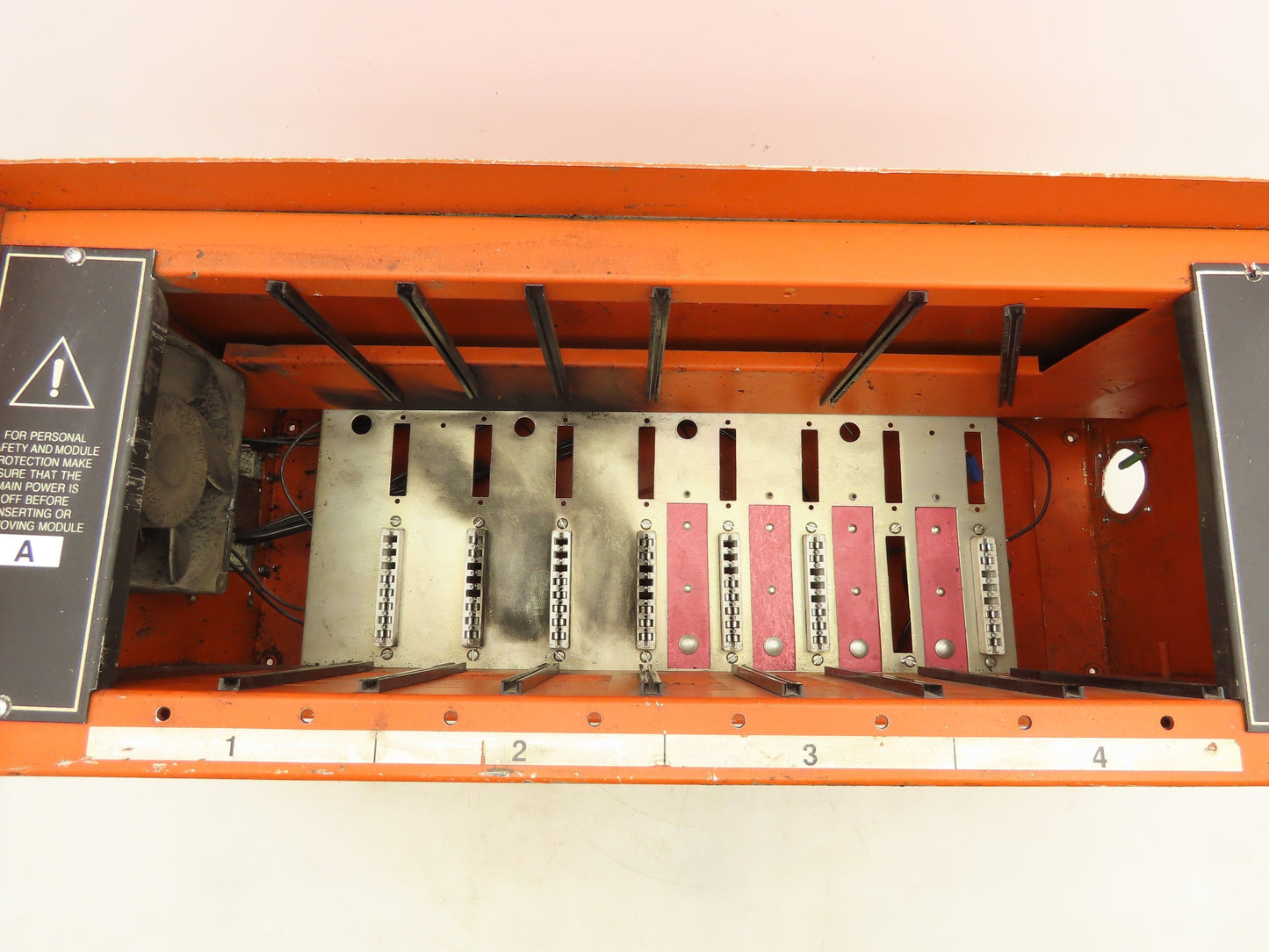 Incoe Microcom 770 PLC Chassis 4-Slot Rack Injection Molding Hot Runner