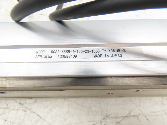 IAI RCS2-SS8R-I-150-20-1000-X06 Robo Cylinder Incremental Linear Servo Actuator