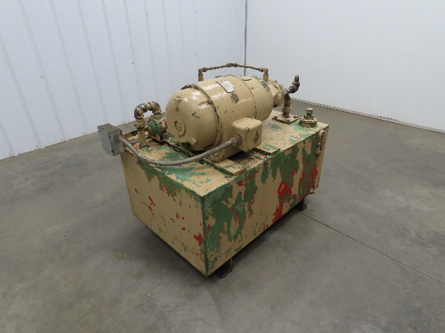Vickers PVB15-LSY-31-CM11 Hydraulic Power Unit 10Hp 75 Gallon Tank 1500PSI 15GPM