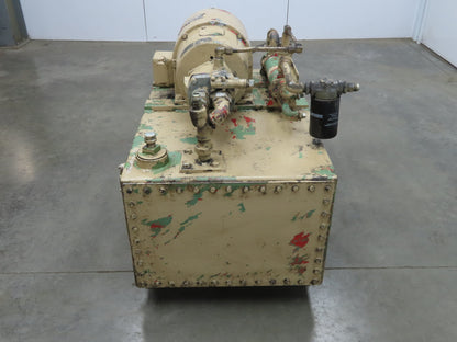 Vickers PVB15-LSY-31-CM11 Hydraulic Power Unit 10Hp 75 Gallon Tank 1500PSI 15GPM