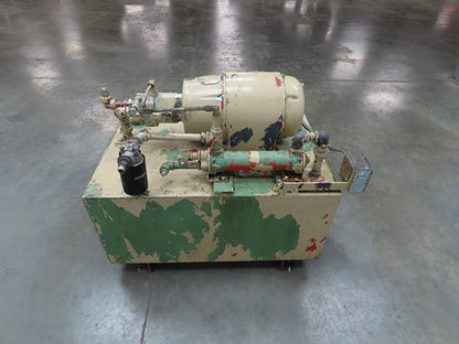 Vickers PVB15-LSY-31-CM11 Hydraulic Power Unit 10Hp 75 Gallon Tank 1500PSI 15GPM