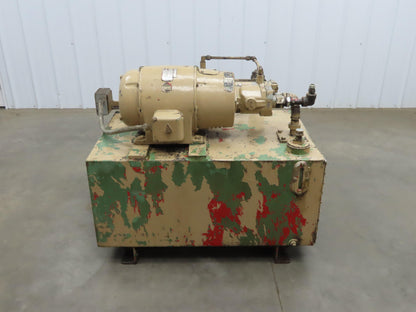 Vickers PVB15-LSY-31-CM11 Hydraulic Power Unit 10Hp 75 Gallon Tank 1500PSI 15GPM