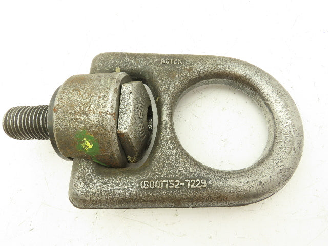 Actek 12 Ton Swivel Hoist Ring Safety Rigging Hook WLL 24000 Lb 1-1/2-6 Thread