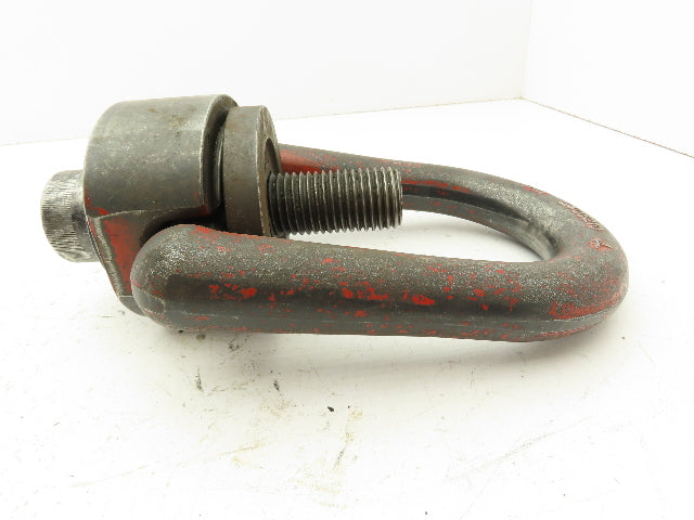 Actek 7.5 Ton Swivel Hoist Ring Safety Rigging Hook WLL 15000 Lb 1-1/4-7 Thread
