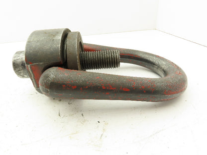 Actek 7.5 Ton Swivel Hoist Ring Safety Rigging Hook WLL 15000 Lb 1-1/4-7 Thread