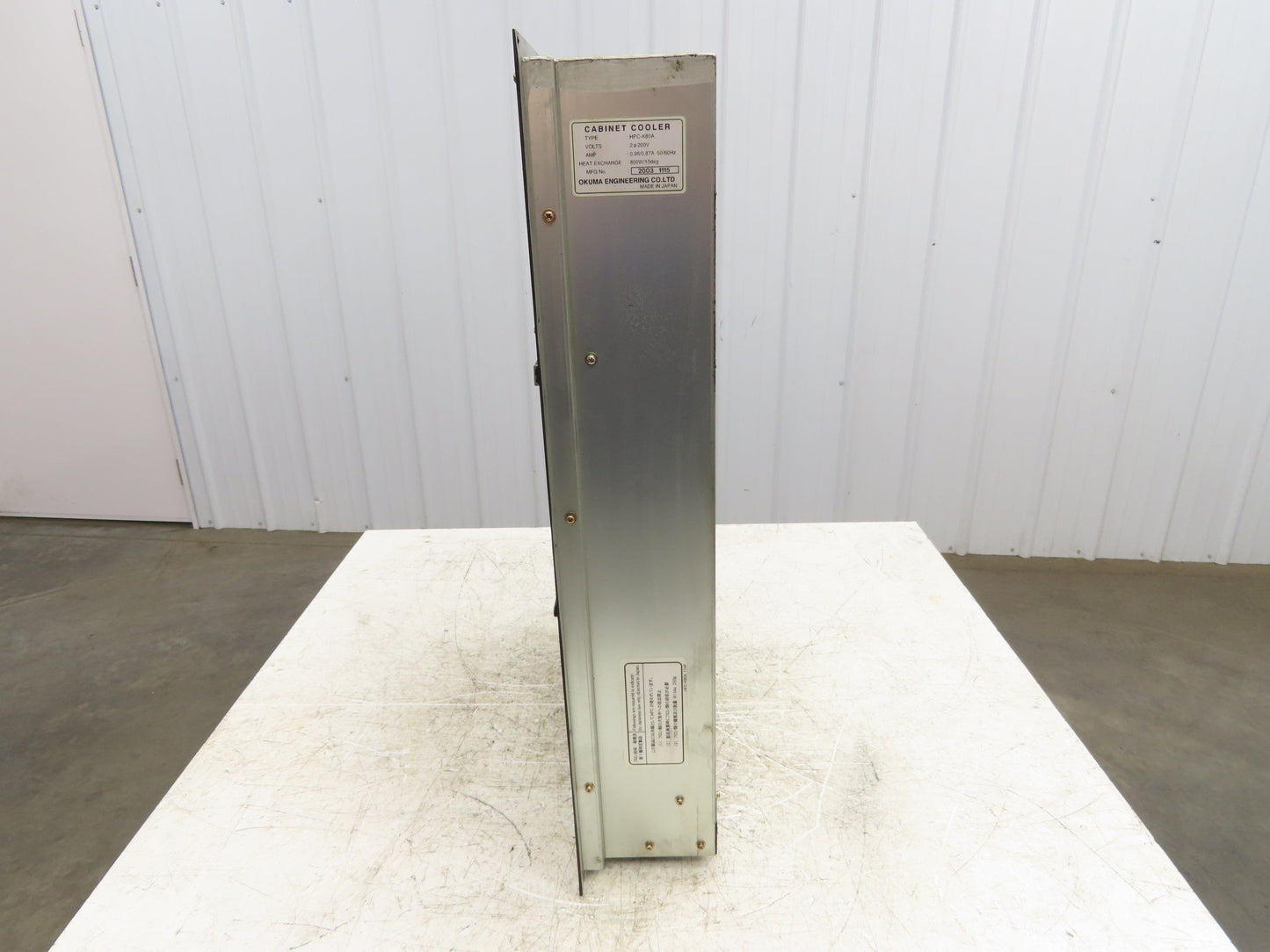 Okuma HPC-K80A Electrical Cabinet Cooler Heat Exchanger 200V 800W/10°