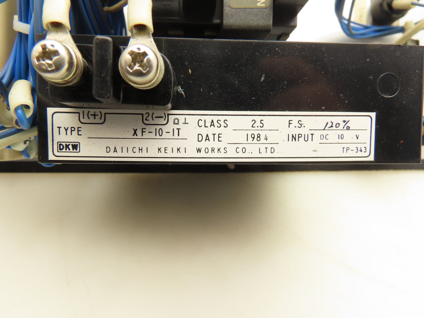 Fanuc F93115574 Chip Conveyor HMI Operator Control Panel XF-10-1T Meter