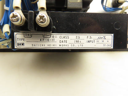 Fanuc F93115574 Chip Conveyor HMI Operator Control Panel XF-10-1T Meter
