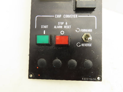 Fanuc F93115574 Chip Conveyor HMI Operator Control Panel XF-10-1T Meter