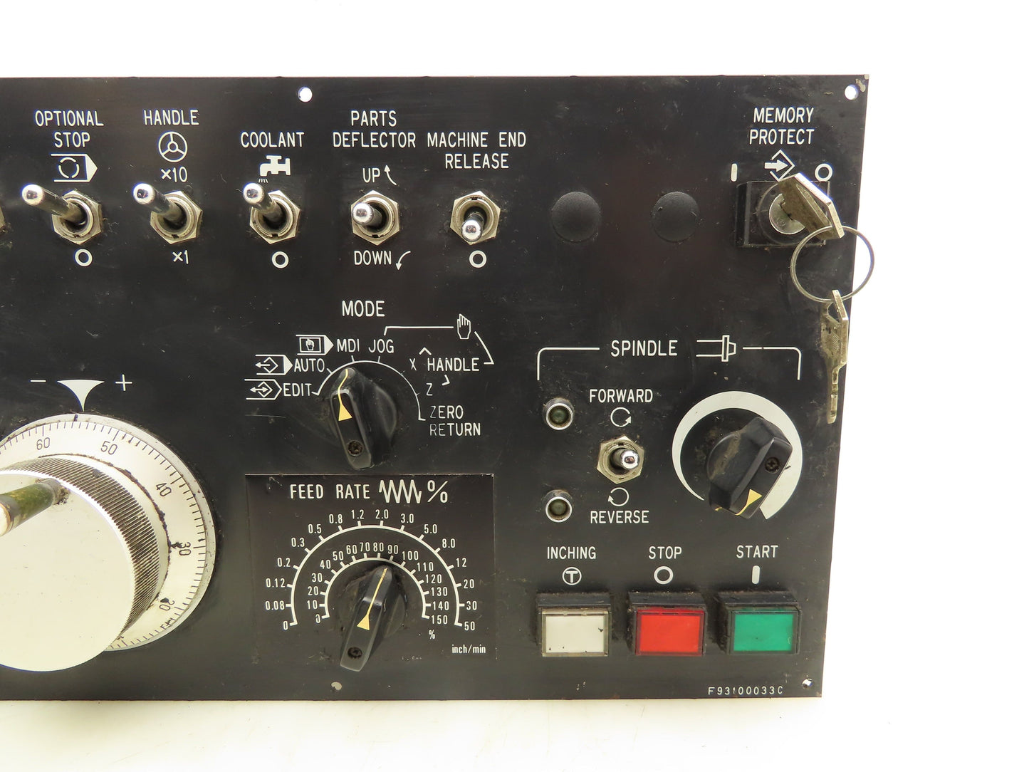 Fanuc F93100033C HMI Operator Control Panel Pulse Generator A860-0201-T001