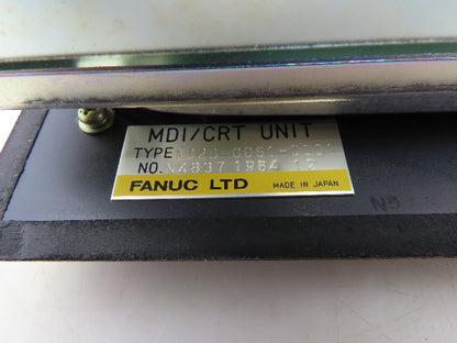 Fanuc A02B-0061-C001 HMI Operator Control Panel 9" Monitor A61L-0001-0092