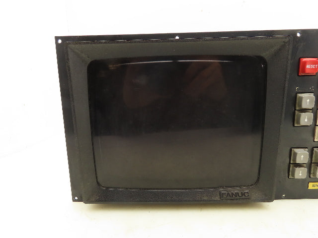 Fanuc A02B-0061-C001 HMI Operator Control Panel 9" Monitor A61L-0001-0092