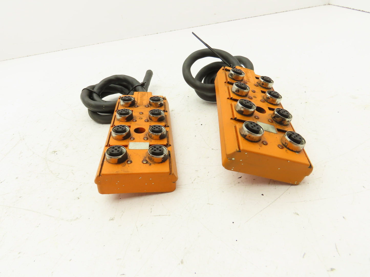 Lumberg ASB 8/LED NPN 5/4 Actuator Sensor Distribution Box 8 Plug-In Lot of 2