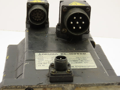 Okuma BL-MC100E-30SB AC Servo Motor 3kW 3000 RPM 133V 3PH Encoder ER-FC-2048D