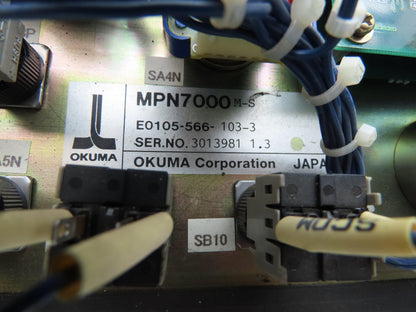 Okuma MPN7000 M-S Operator Control Panel E0105-566-103-3