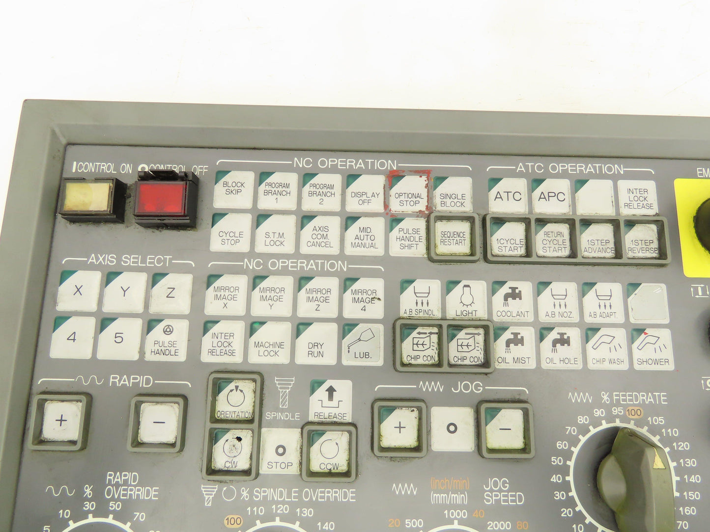 Okuma MPN7000 M-S Operator Control Panel E0105-566-103-3