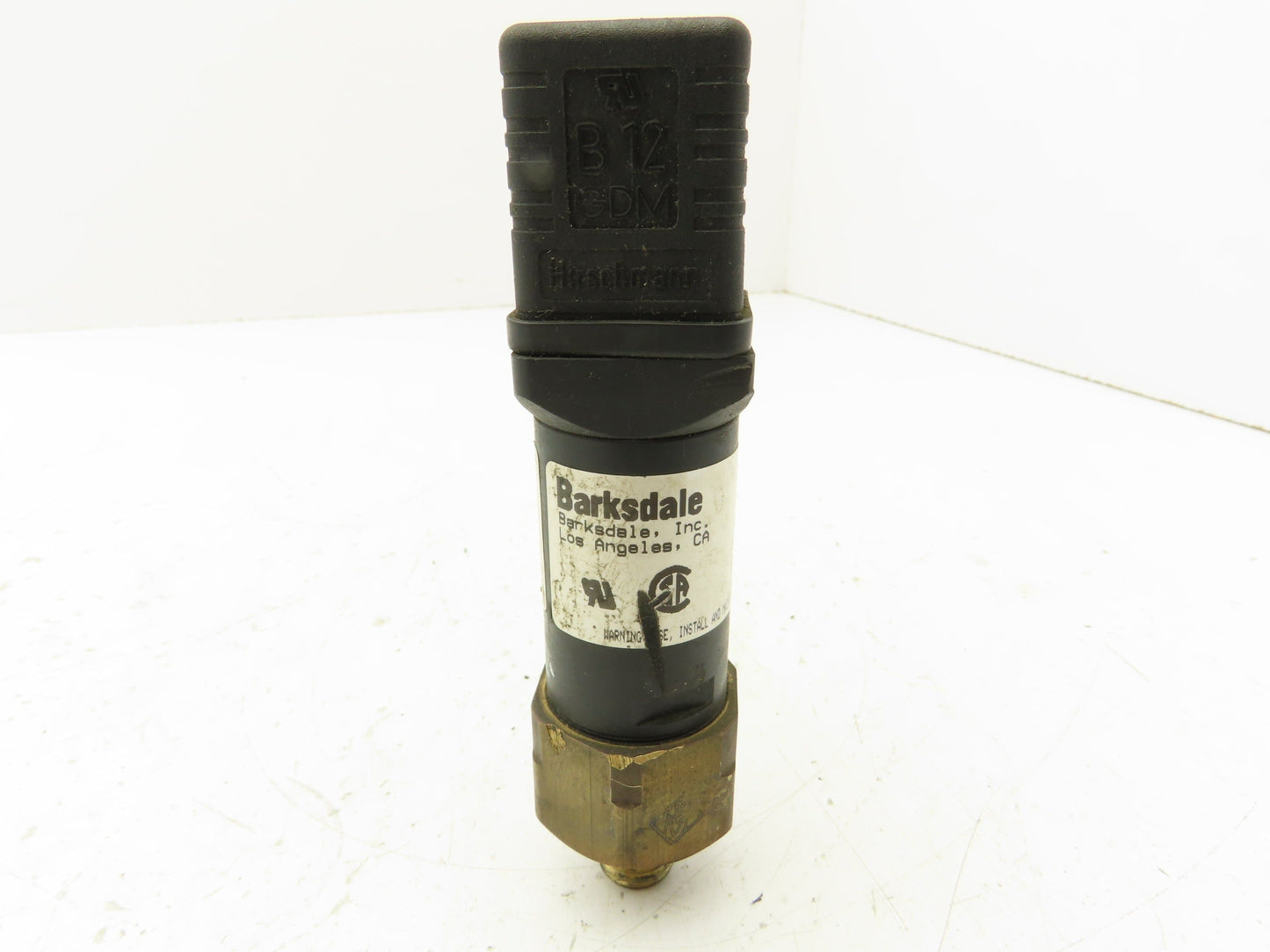 Barksdale 96210-BB2-S0073 Pressure Switch Sensor DECR 15PSI 1000PSI Max 1/4" NPT