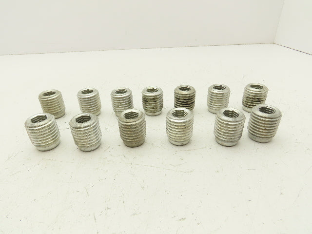 Threaded Locking Insert 3/4-10 x 1-1/4-7 Thread Repair Allen Hex Drive Lot of 13