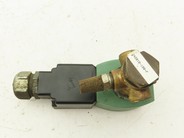 Asco JKF8320G184 Red Hat Solenoid Valve 3-Way 1/4" NPT 24VDC Coil